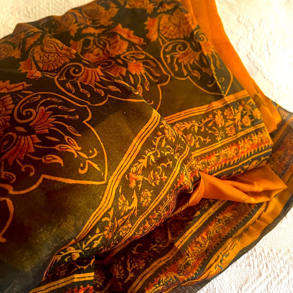 Bohemian Elephant Print Scarf